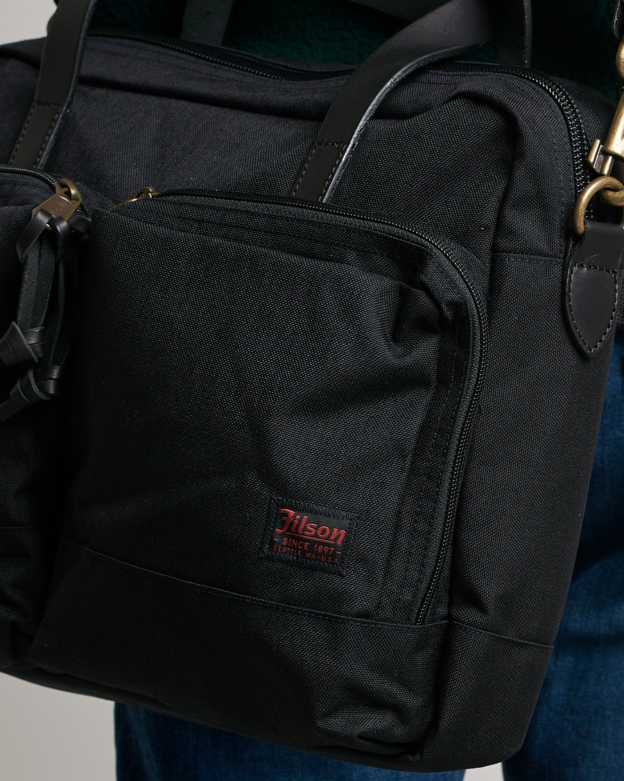 Uomini | Filson Dryden Cordura Nylon Briefcase Dark Navy | Filson | Dryden Cordura Nylon Briefcase Dark Navy