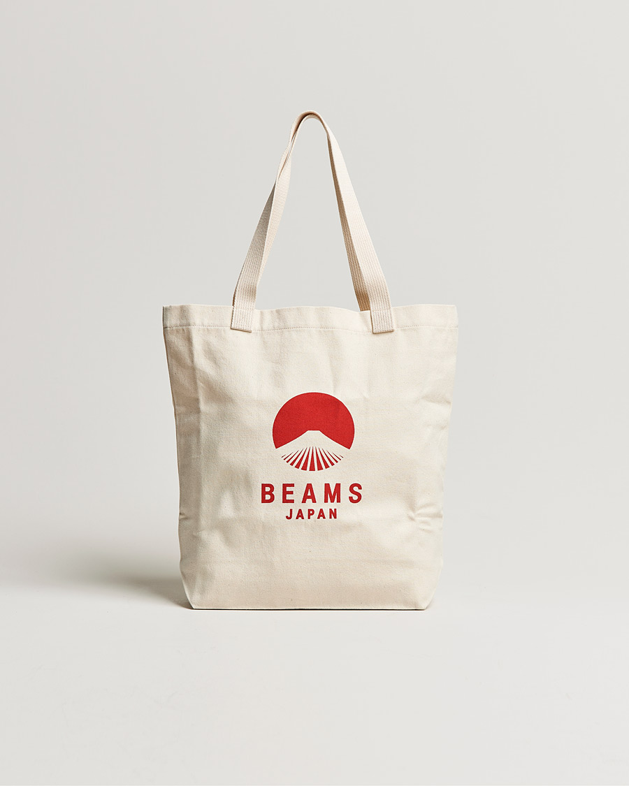 Uomini | Beams Japan x Evergreen Works Tote Bag White/Red | Beams Japan | x Evergreen Works Tote Bag White/Red