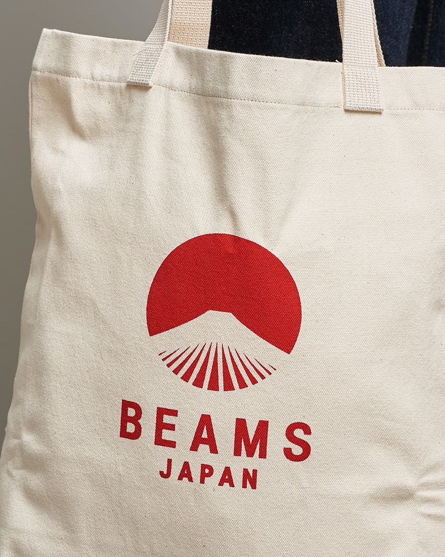 Uomini | Beams Japan x Evergreen Works Tote Bag White/Red | Beams Japan | x Evergreen Works Tote Bag White/Red