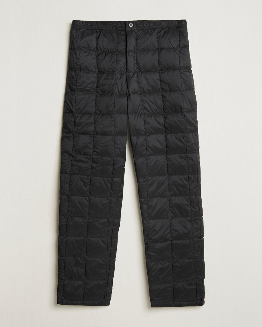 Uomini | Pantaloni | TAION | Regular Straight Down Pants Black