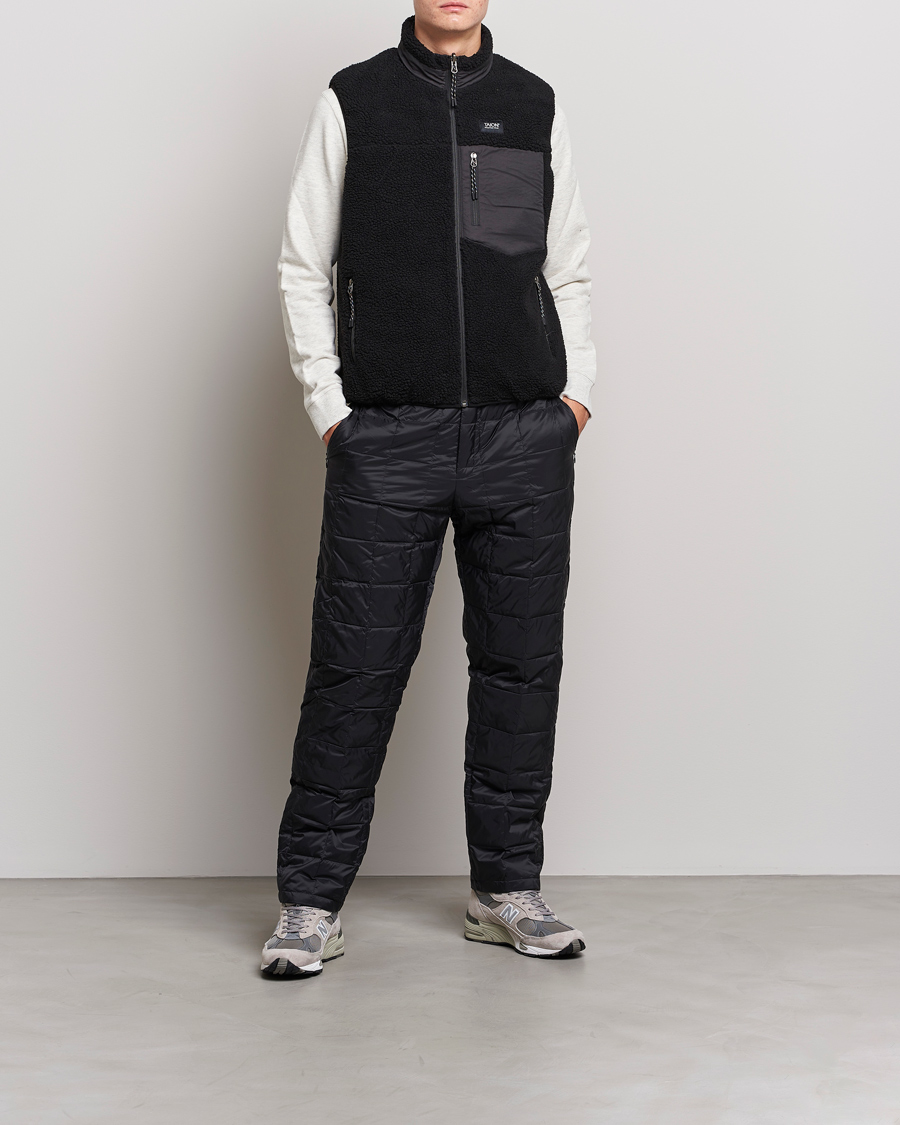 Uomini | Pantaloni | TAION | Regular Straight Down Pants Black