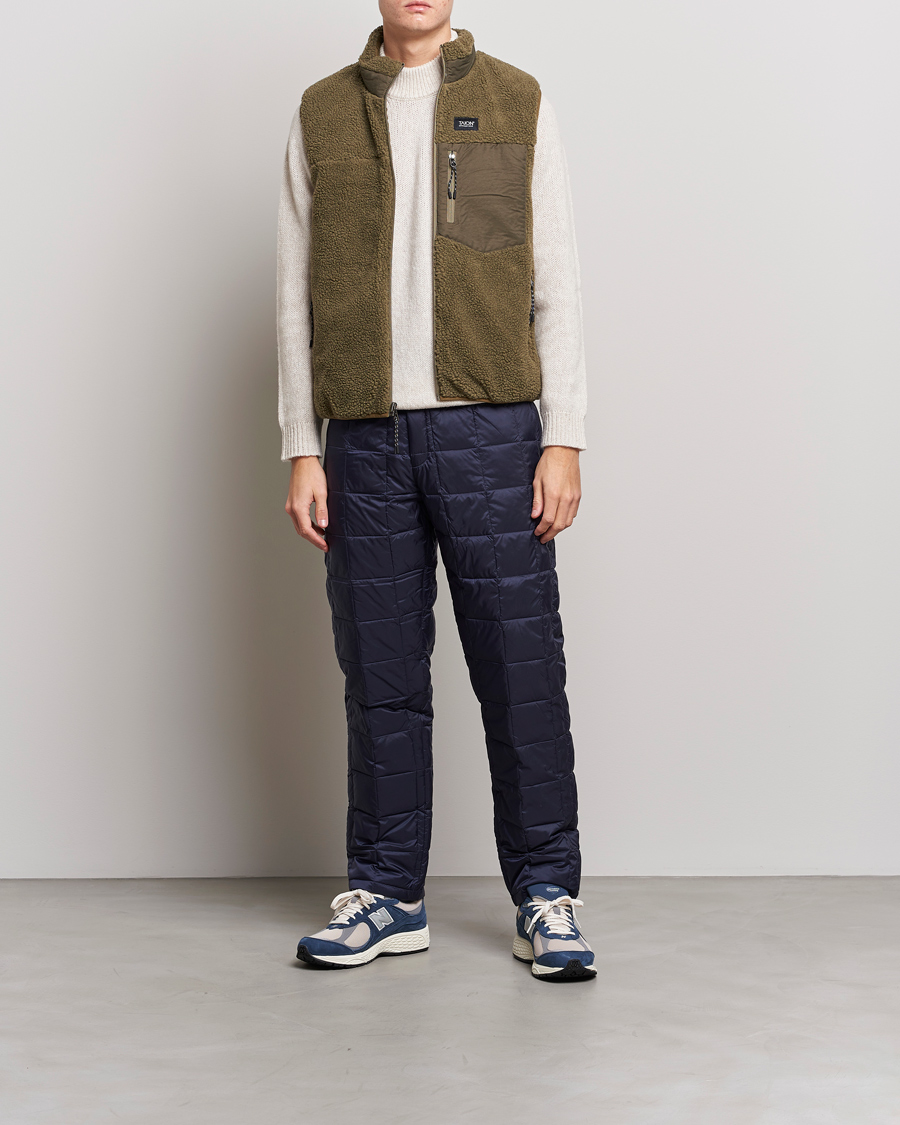 Uomini | Pantaloni | TAION | Regular Straight Down Pants Navy
