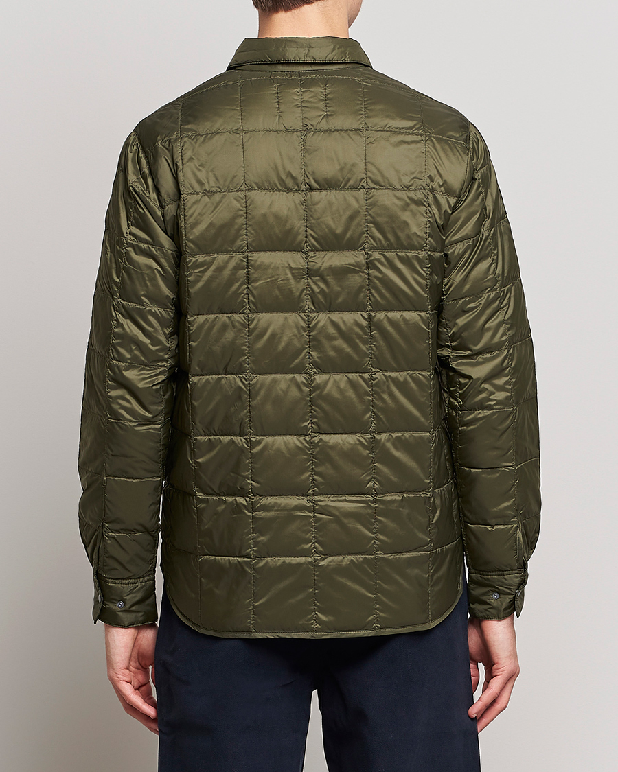 Uomini | Camicie | TAION | Lightweight Down Shirt Dark Olive
