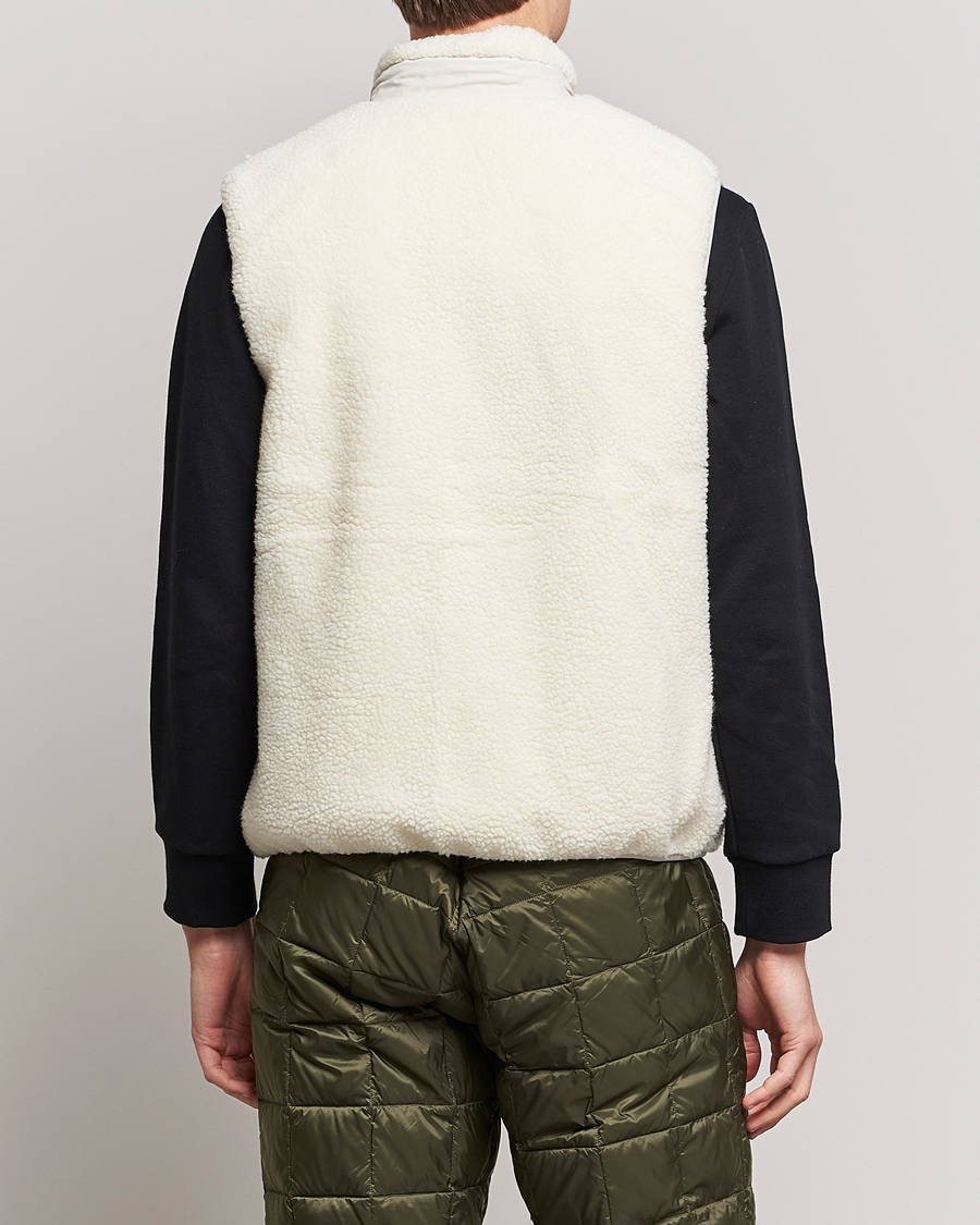 Uomini | Giacche | TAION | Reversible Fleece Vest Ice Grey/Ivory