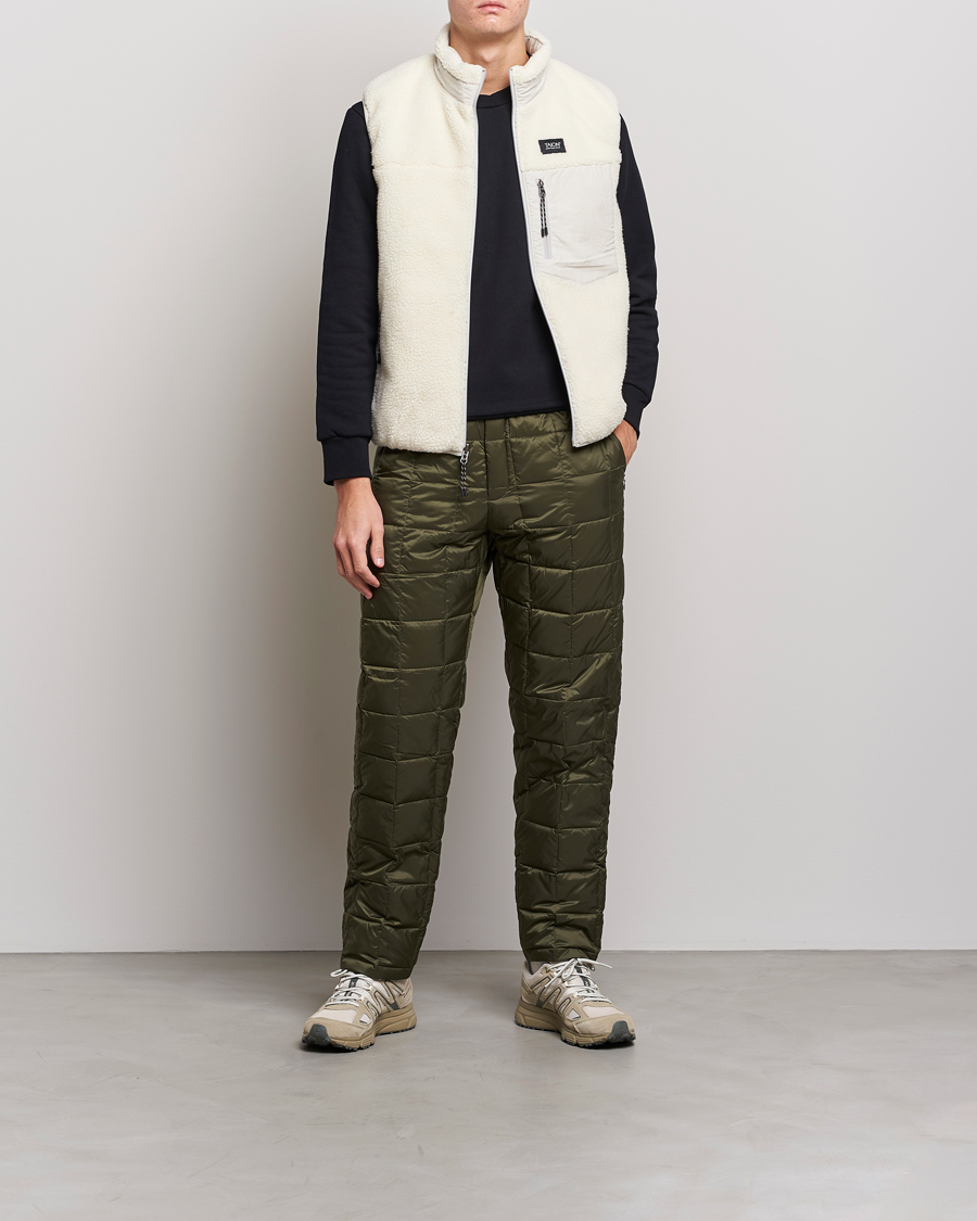 Uomini | Giacche | TAION | Reversible Fleece Vest Ice Grey/Ivory