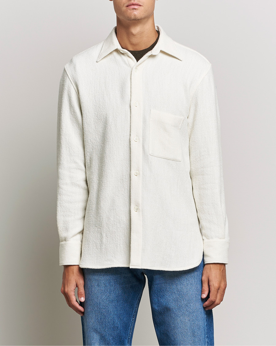 Uomini | Camicie | Sunflower | Alan Boucle Overshirt Off White