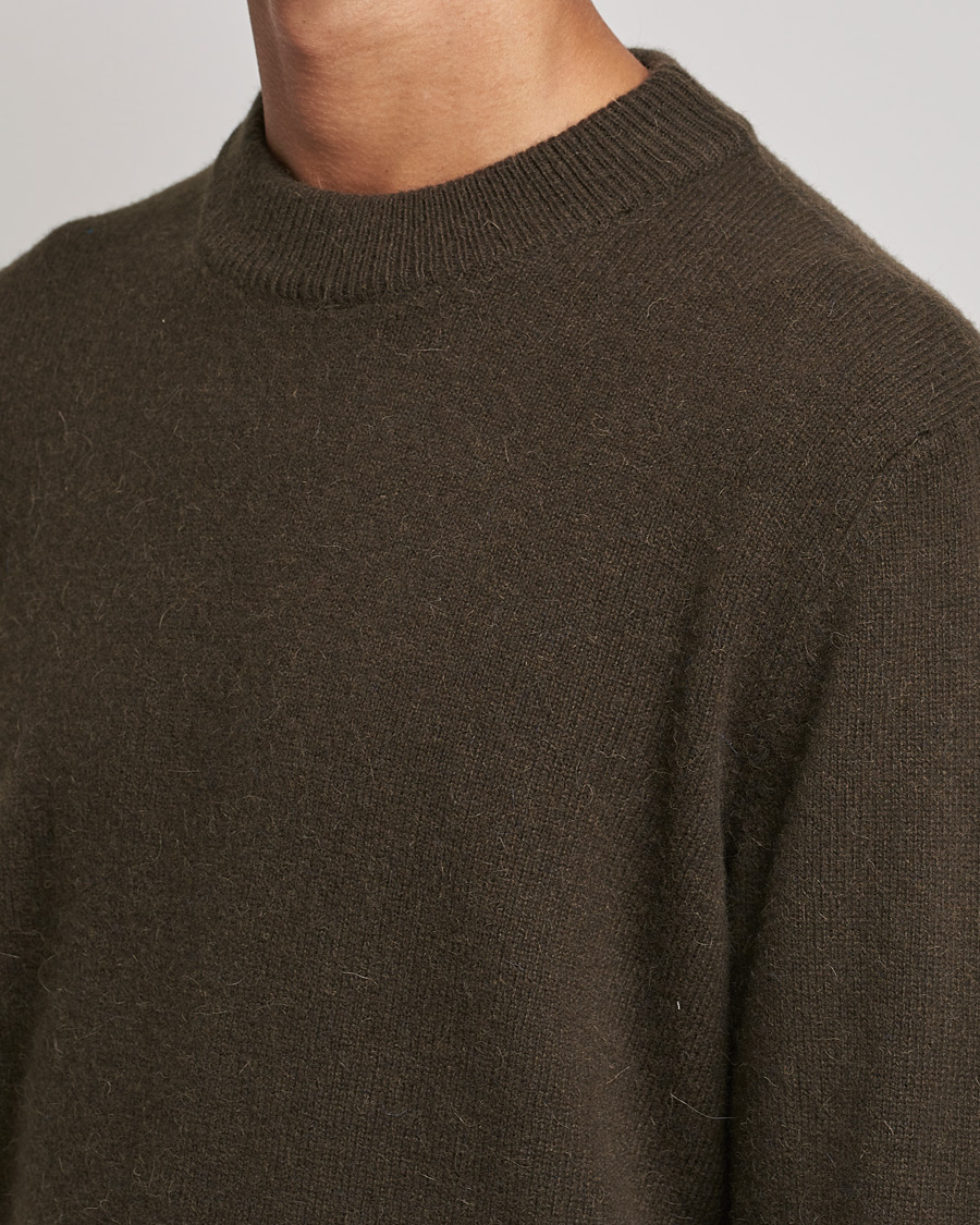 Uomini | Maglieria | Sunflower | Moon Alpaca Sweater Dark Brown