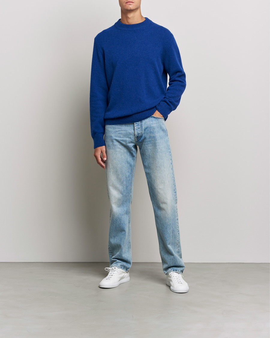 Uomini | Maglieria | Sunflower | Moon Alpaca Sweater Electric Blue