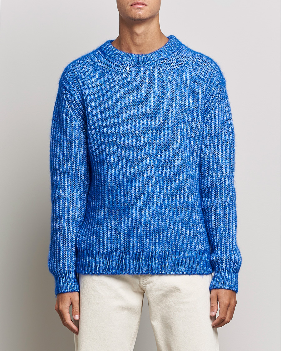Uomini | Maglieria | Sunflower | Field Sweater Electric Blue