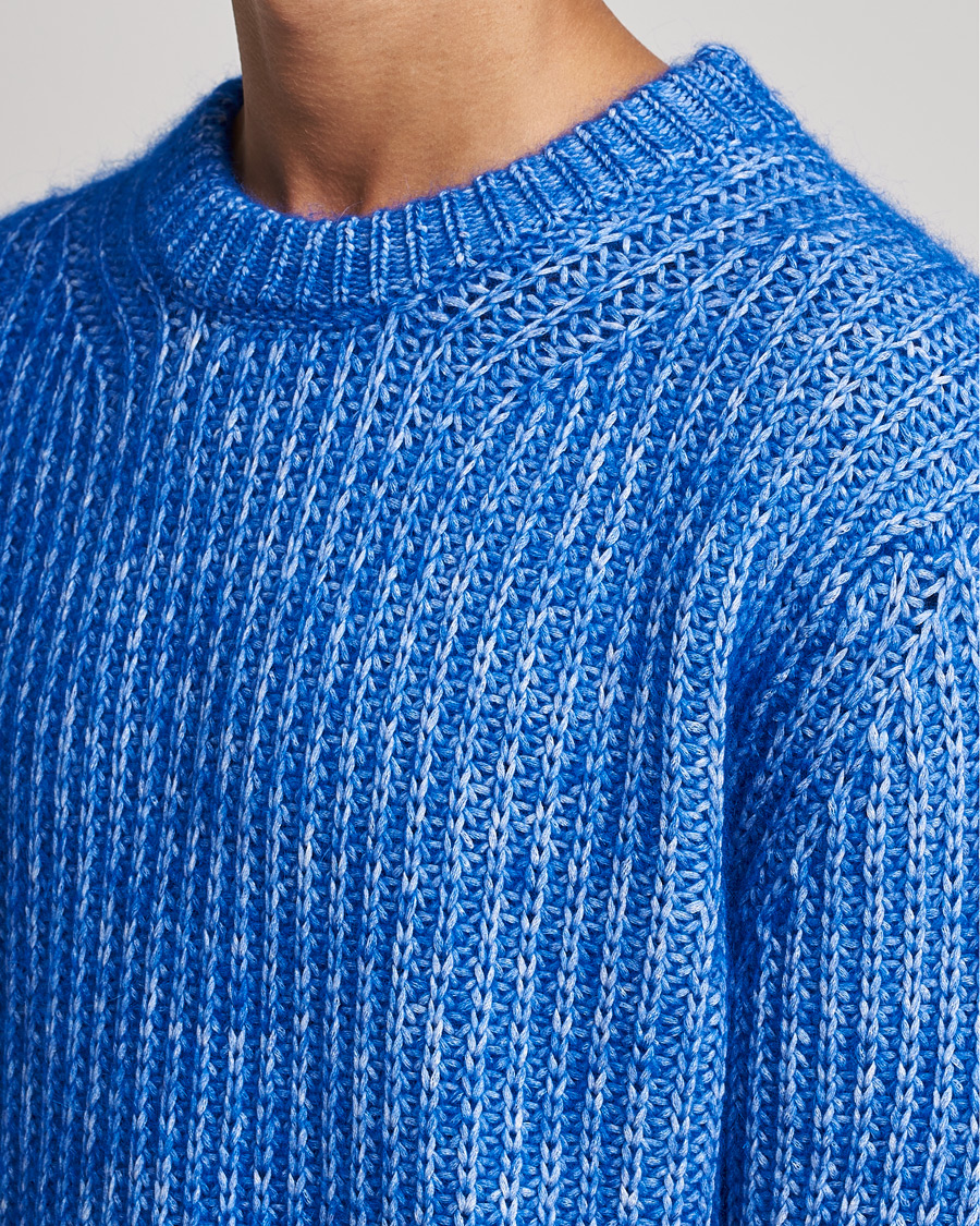 Uomini | Maglieria | Sunflower | Field Sweater Electric Blue