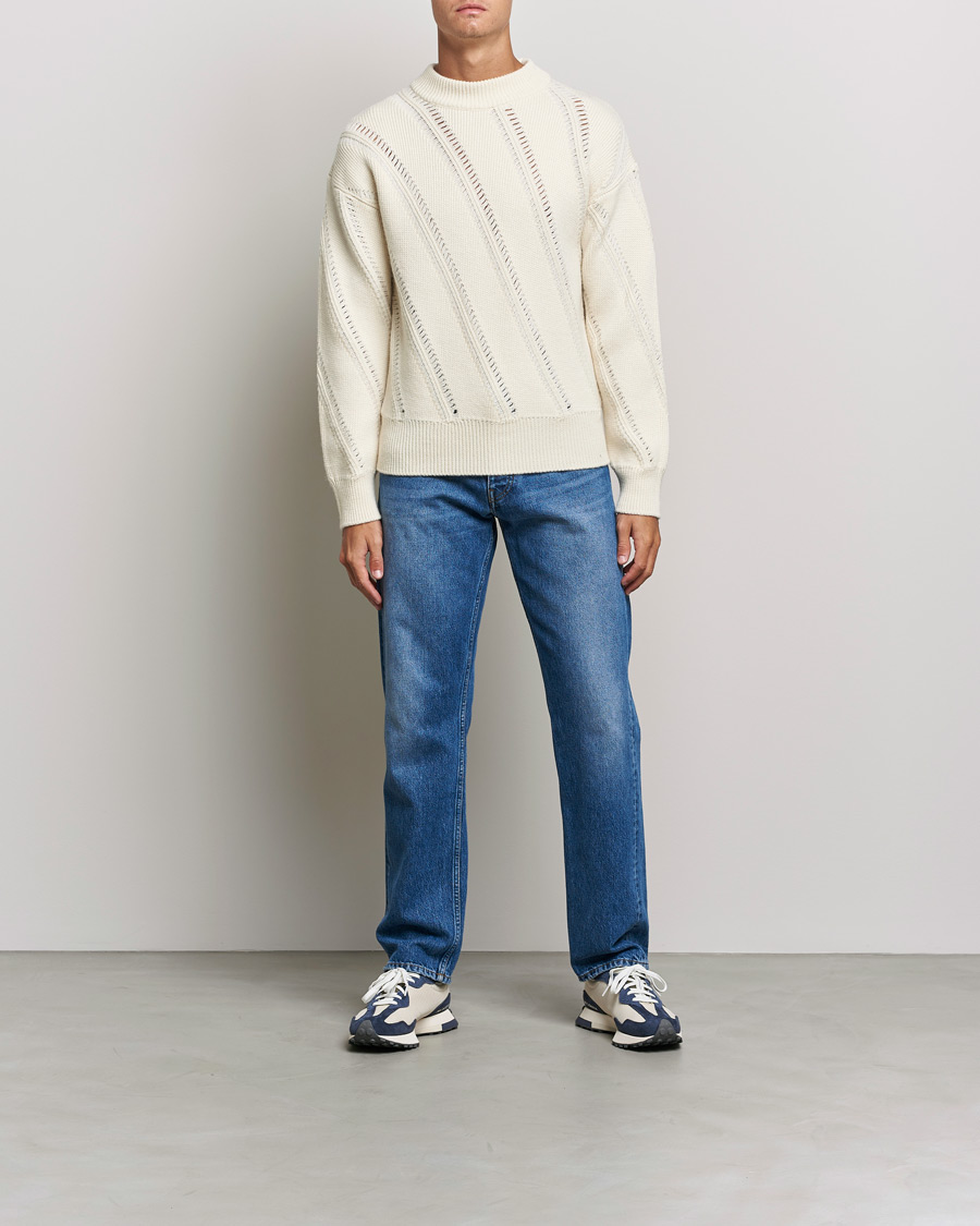 Uomini | Maglieria | Sunflower | Pietro Knitted Sweater Off White