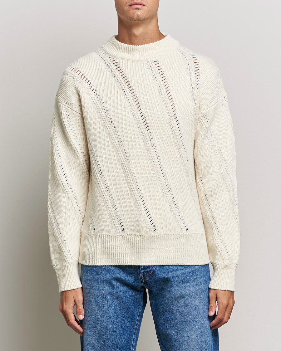 Uomini | Maglieria | Sunflower | Pietro Knitted Sweater Off White