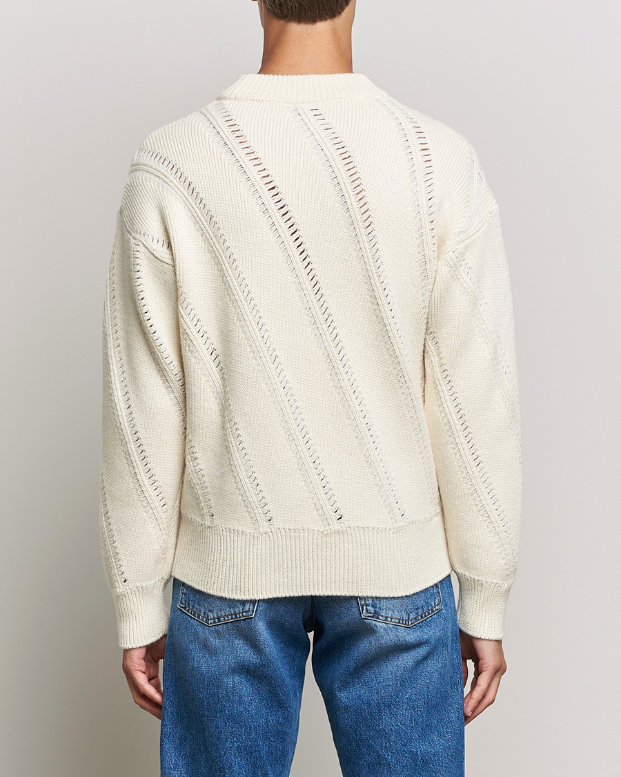 Uomini | Maglieria | Sunflower | Pietro Knitted Sweater Off White