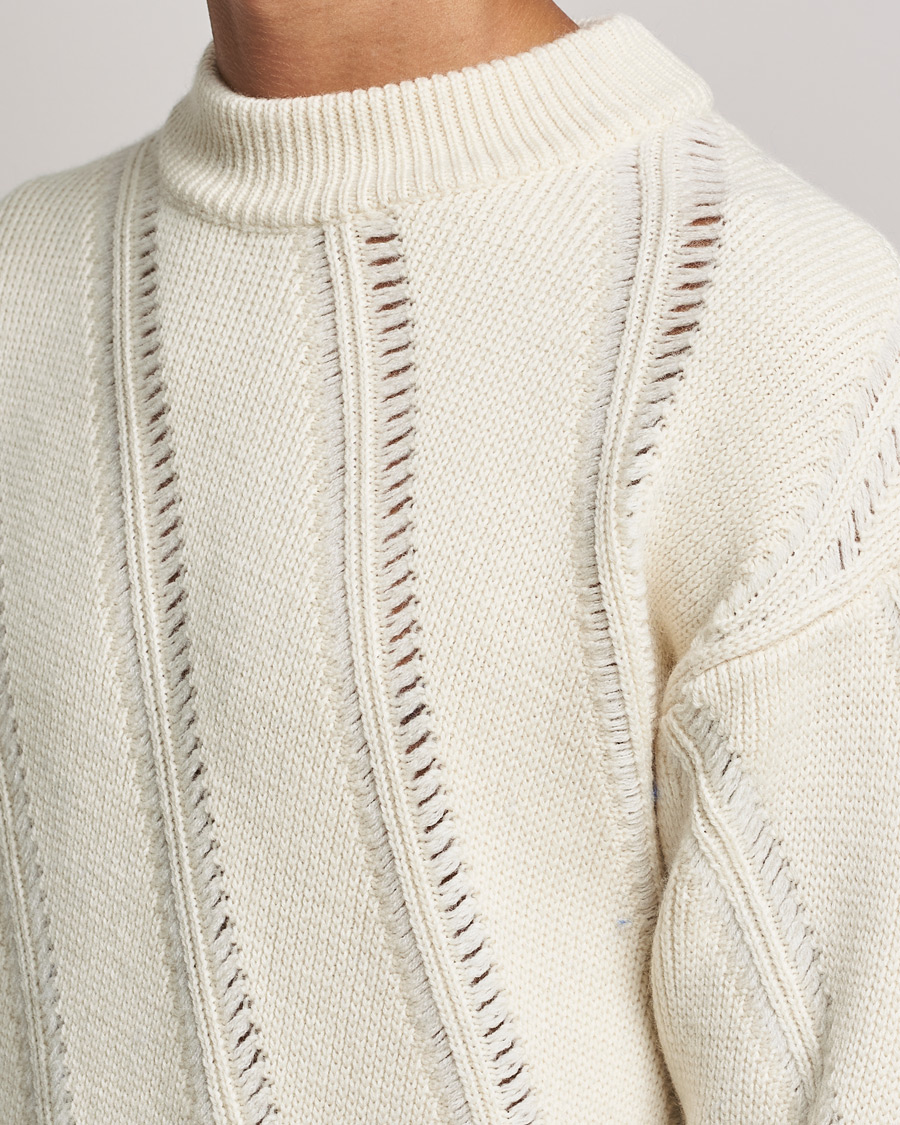 Uomini | Maglieria | Sunflower | Pietro Knitted Sweater Off White