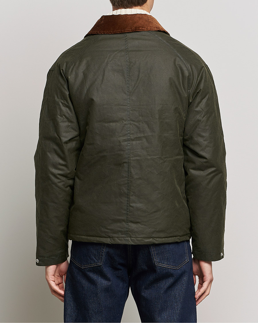 Uomini | Giacche | Sunflower | Waxed Short Jacket Dark Olive