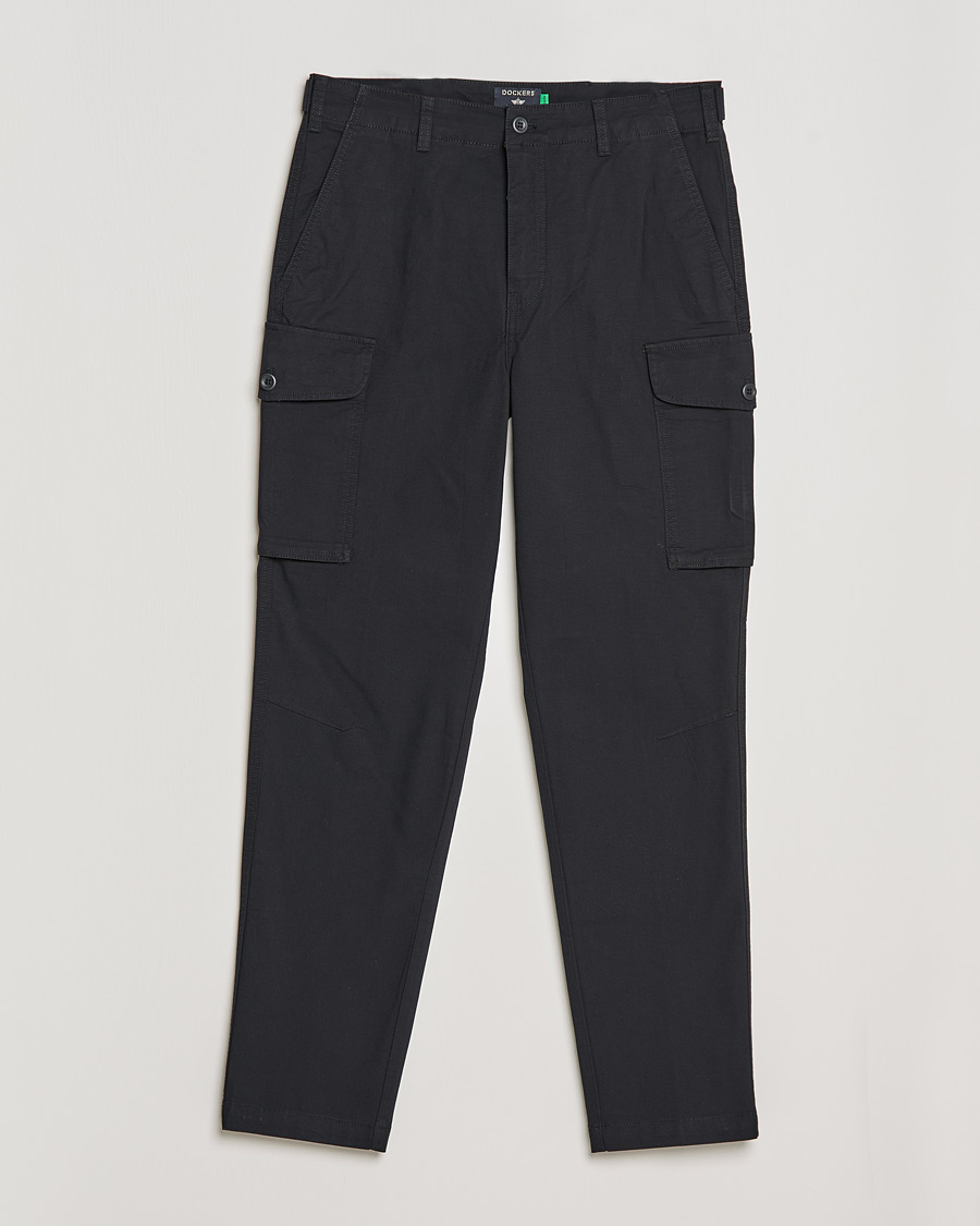 Uomini | Pantaloni | Dockers | Tapered Cotton Cargo Pant Black