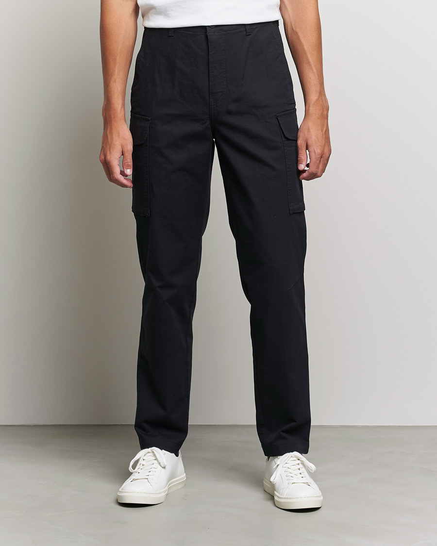 Uomini | Pantaloni | Dockers | Tapered Cotton Cargo Pant Black