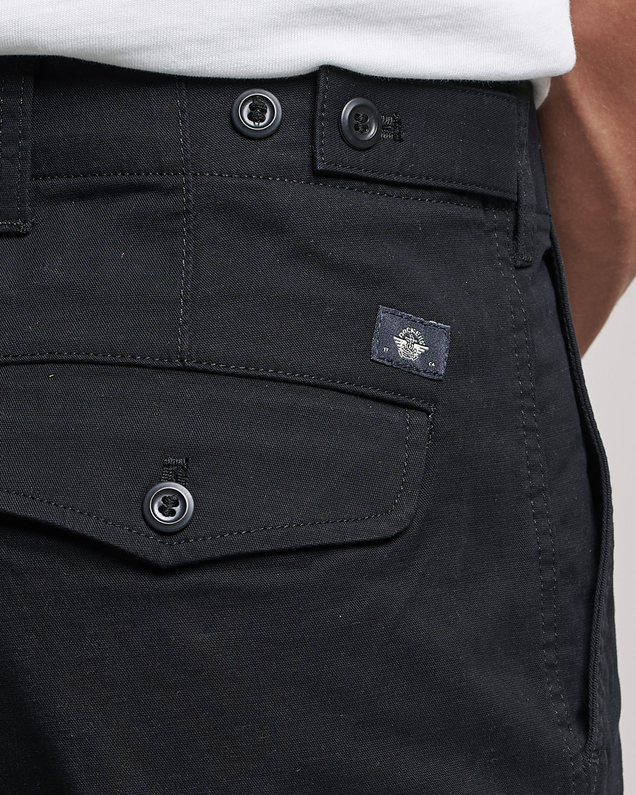 Uomini | Pantaloni | Dockers | Tapered Cotton Cargo Pant Black