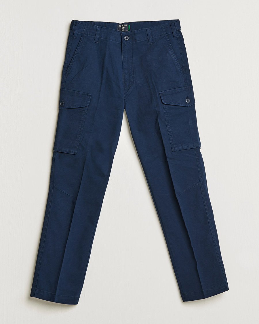 Uomini | Pantaloni | Dockers | Tapered Cotton Cargo Pant Navy