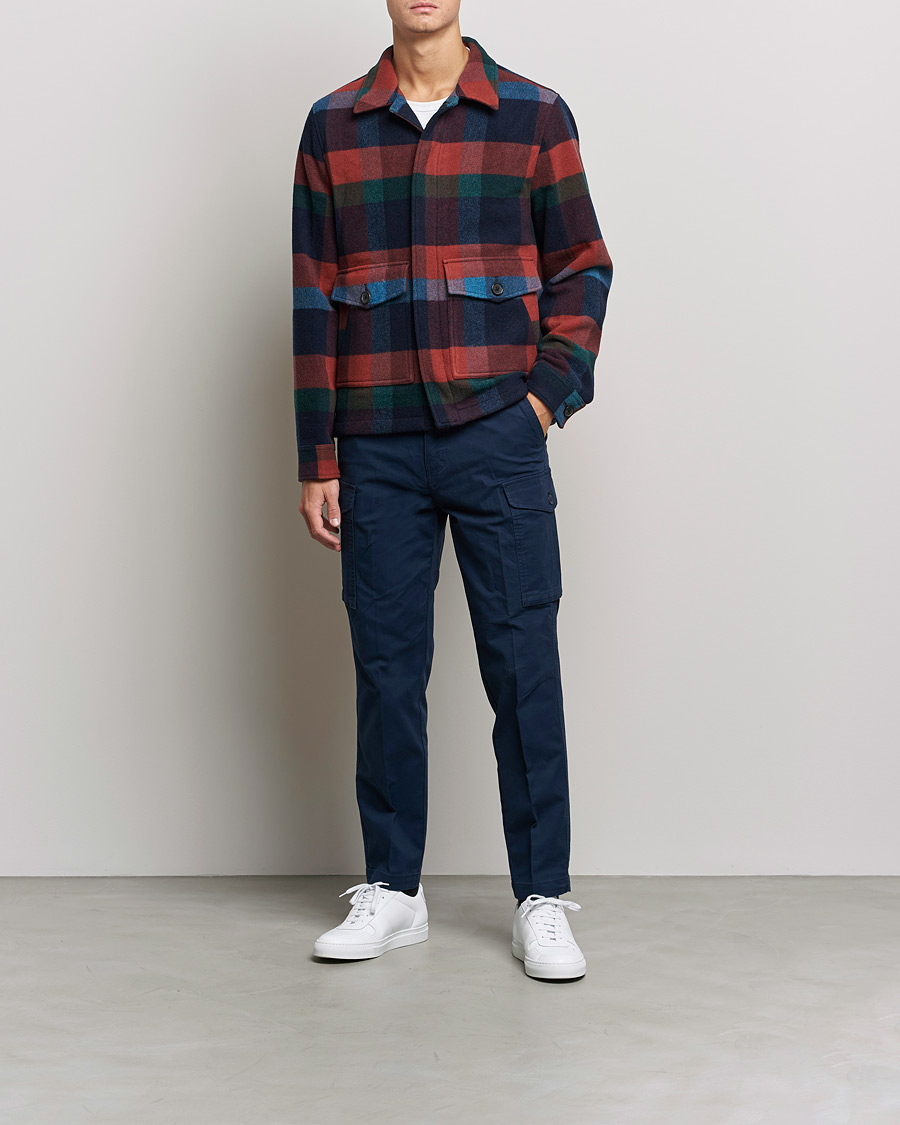 Uomini | Pantaloni | Dockers | Tapered Cotton Cargo Pant Navy