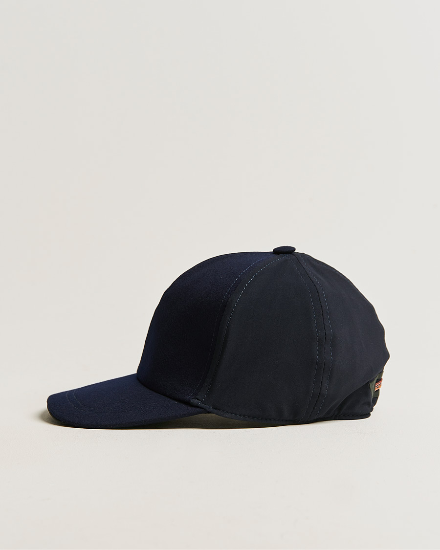Uomini | SEASE Wool/Cashmere Baseball Cap Navy | SEASE | Wool/Cashmere Baseball Cap Navy