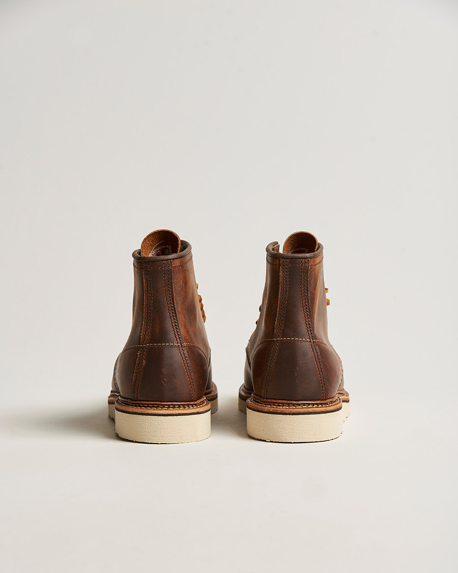 Uomini | Stivali | Red Wing Shoes | Moc Toe Boot Copper Rough/Though Leather