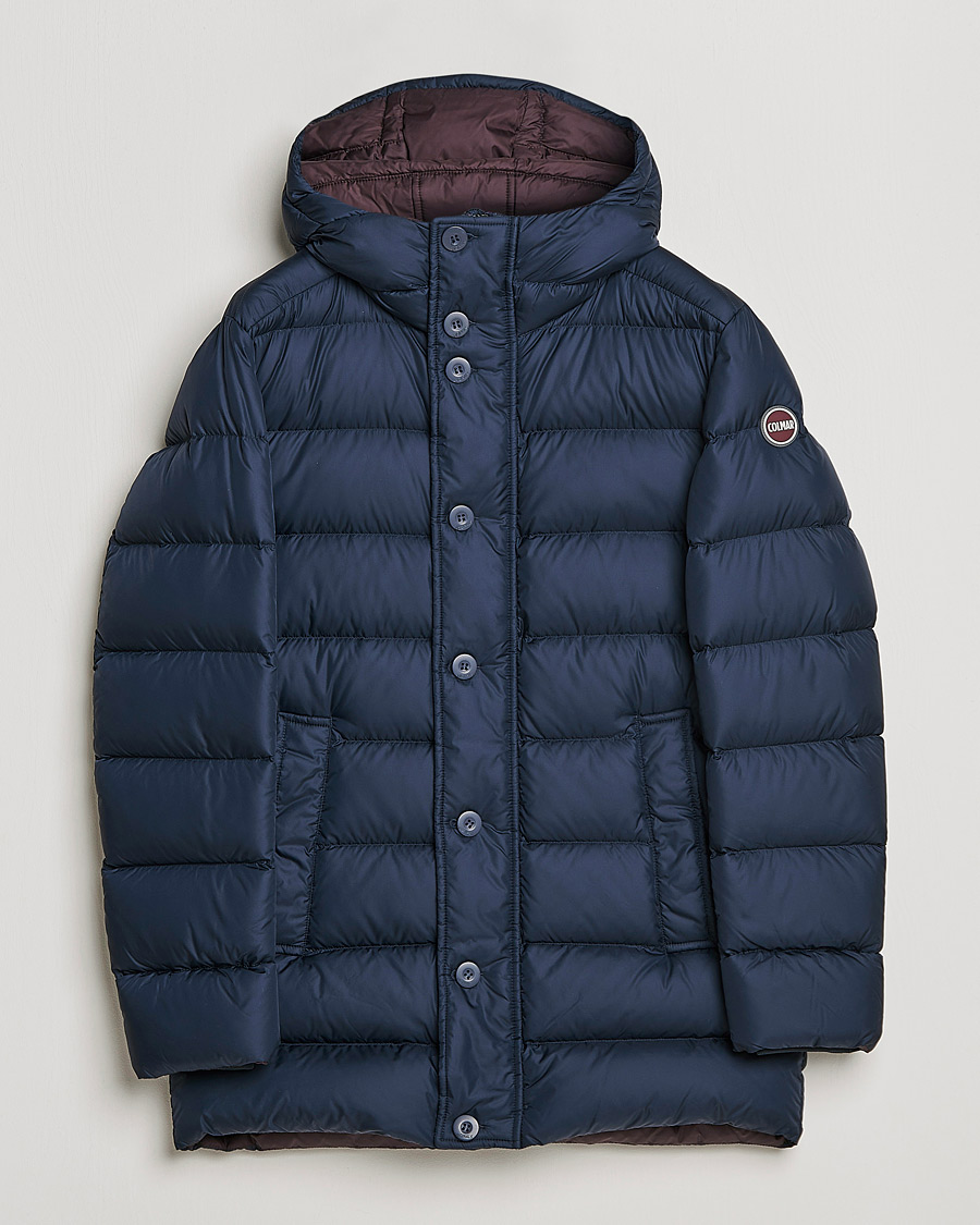 Uomini | Giacche | Colmar | Concrete Mid Down Parka Navy