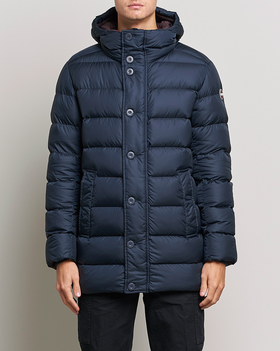 Uomini | Giacche | Colmar | Concrete Mid Down Parka Navy