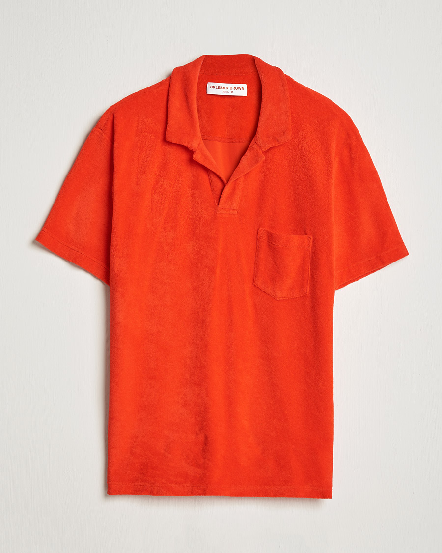Uomini | Polo | Orlebar Brown | Terry Polo Summer Red