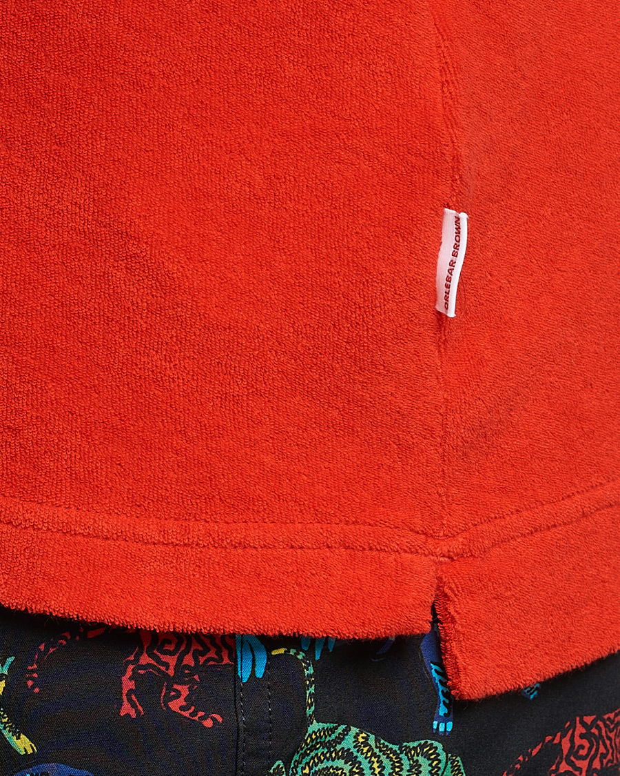Uomini | Polo | Orlebar Brown | Terry Polo Summer Red