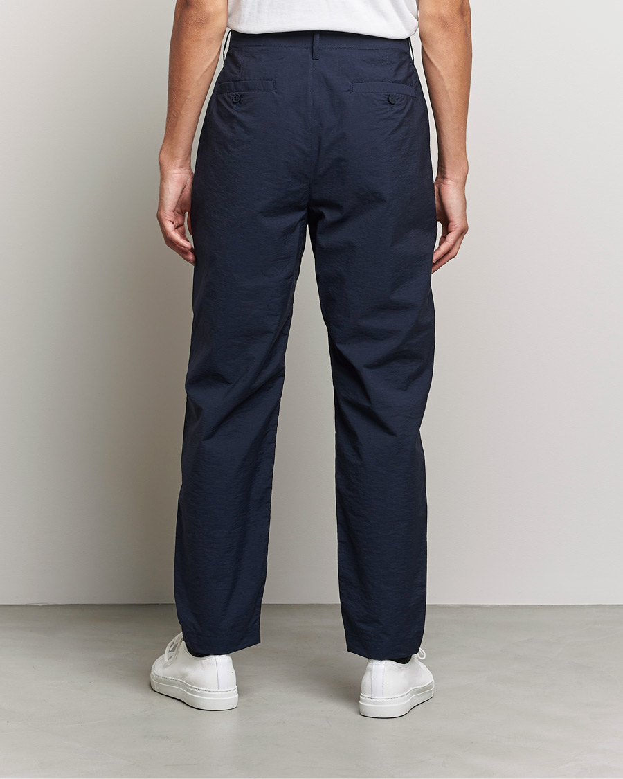 Uomini | Pantaloni | Orlebar Brown | Dunmore Cotton Trousers Night Iris