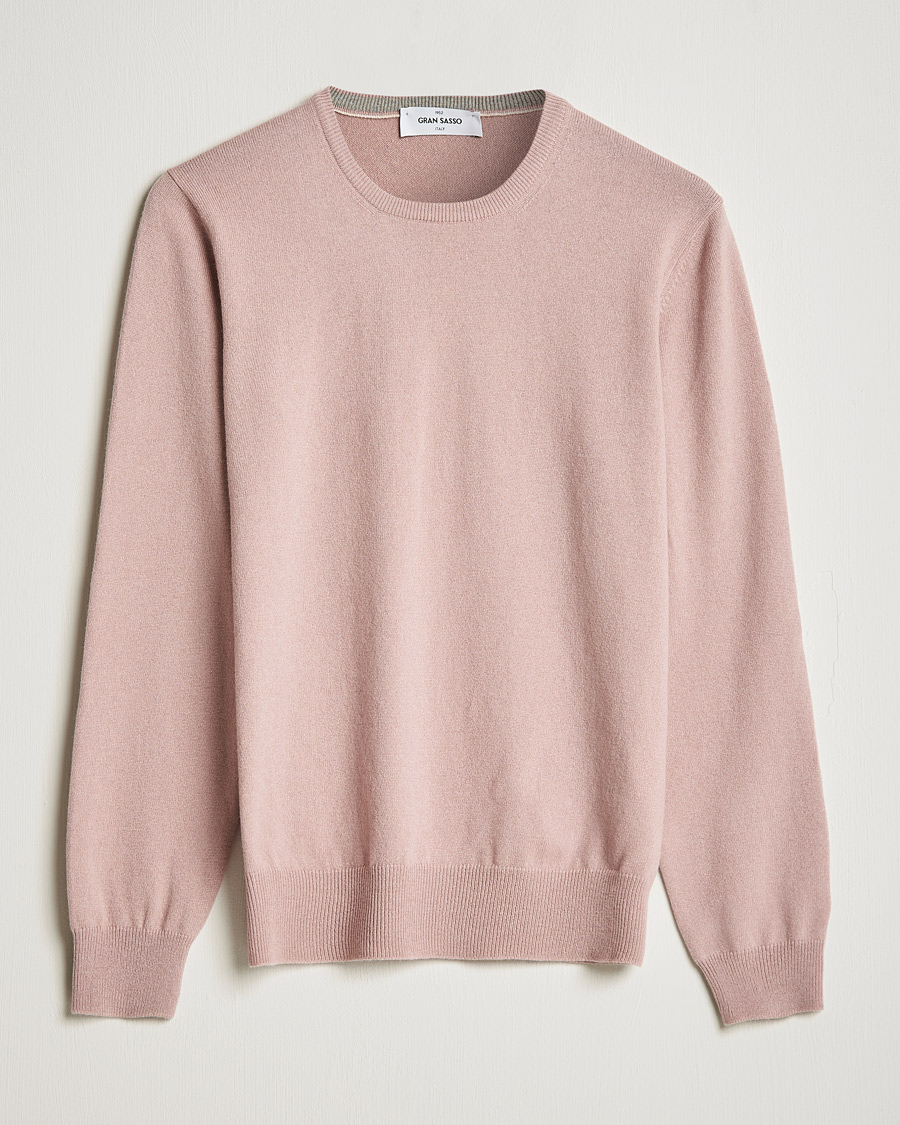 Uomini | Maglieria | Gran Sasso | Wool/Cashmere Crew Neck Soft Pink