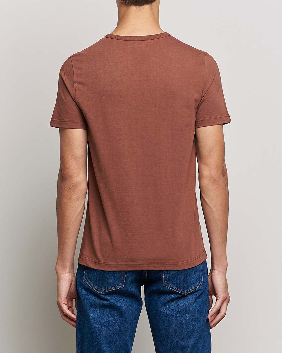 Uomini | T-shirt | Merz b. Schwanen | 1950s Classic Loopwheeled Tee Tan