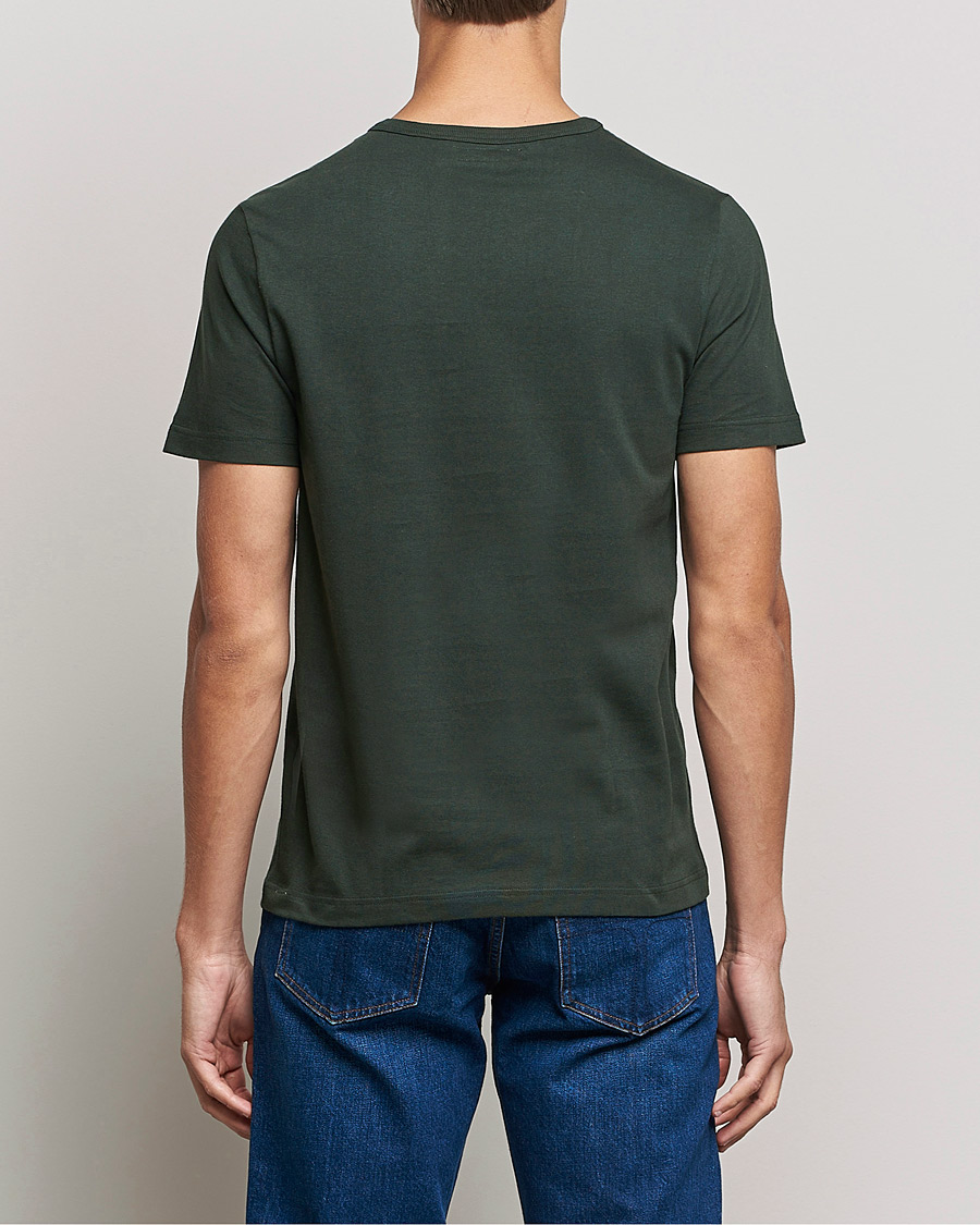 Uomini | T-shirt | Merz b. Schwanen | Relaxed Loopwheeled Sturdy Tee Forest