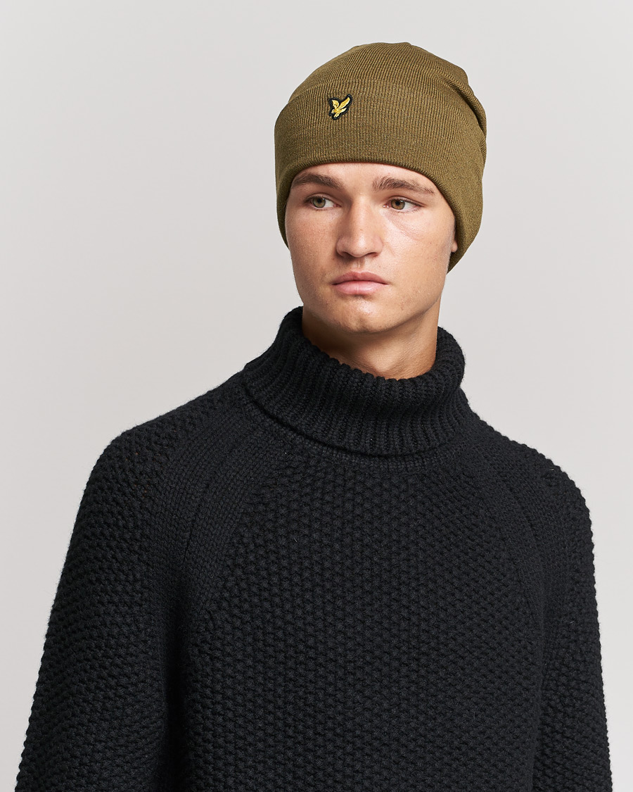 Uomini | Lyle & Scott Beanie Olive | Lyle & Scott | Beanie Olive
