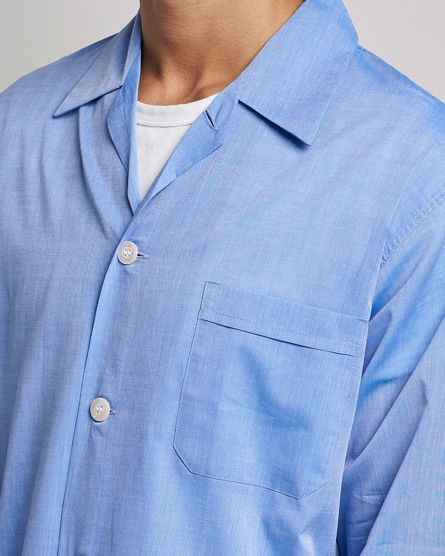 Uomini | Derek Rose Cotton Pyjama Set Blue | Derek Rose | Cotton Pyjama Set Blue