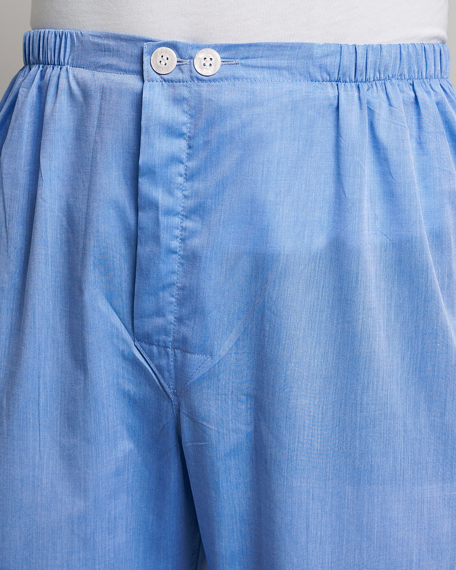 Uomini | Derek Rose Cotton Pyjama Set Blue | Derek Rose | Cotton Pyjama Set Blue