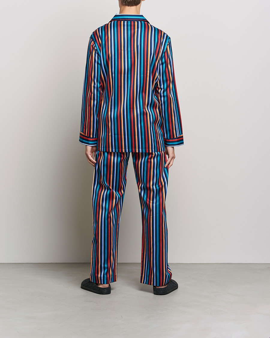 Uomini | Accappatoi & Pigiami | Derek Rose | Striped Cotton Pyjama Set Multi