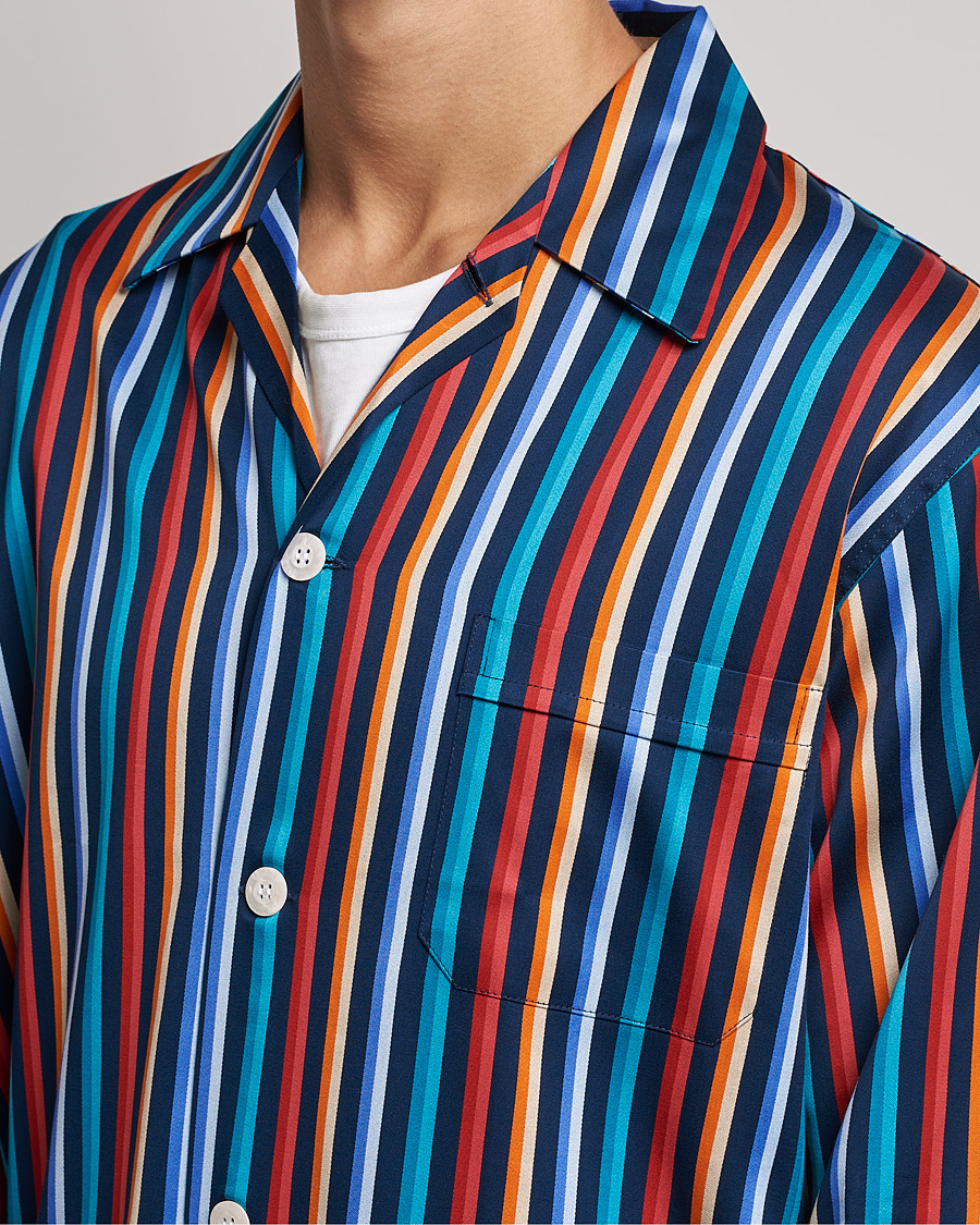 Uomini | Accappatoi & Pigiami | Derek Rose | Striped Cotton Pyjama Set Multi