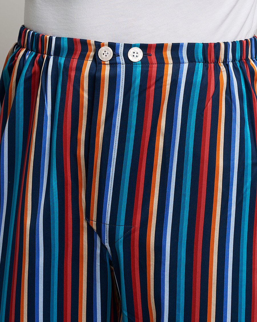Uomini | Accappatoi & Pigiami | Derek Rose | Striped Cotton Pyjama Set Multi
