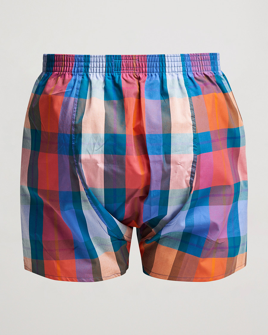 Uomini | Biancheria intima | Derek Rose | Classic Fit Checked Cotton Boxer Shorts Multi