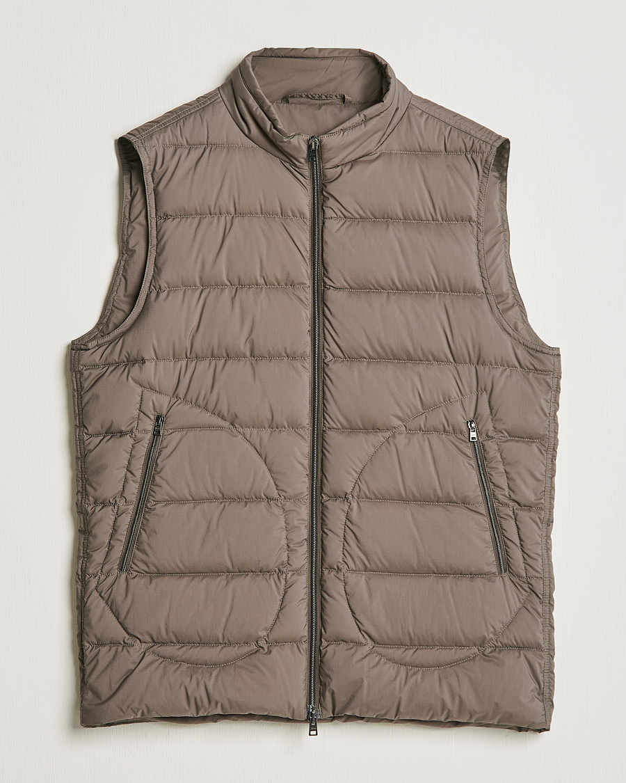 Uomini | Giacche | Herno | Nuage Down Vest Taupe