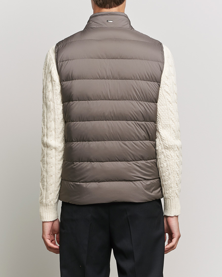 Uomini | Giacche | Herno | Nuage Down Vest Taupe