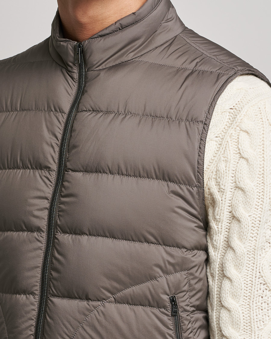 Uomini | Giacche | Herno | Nuage Down Vest Taupe