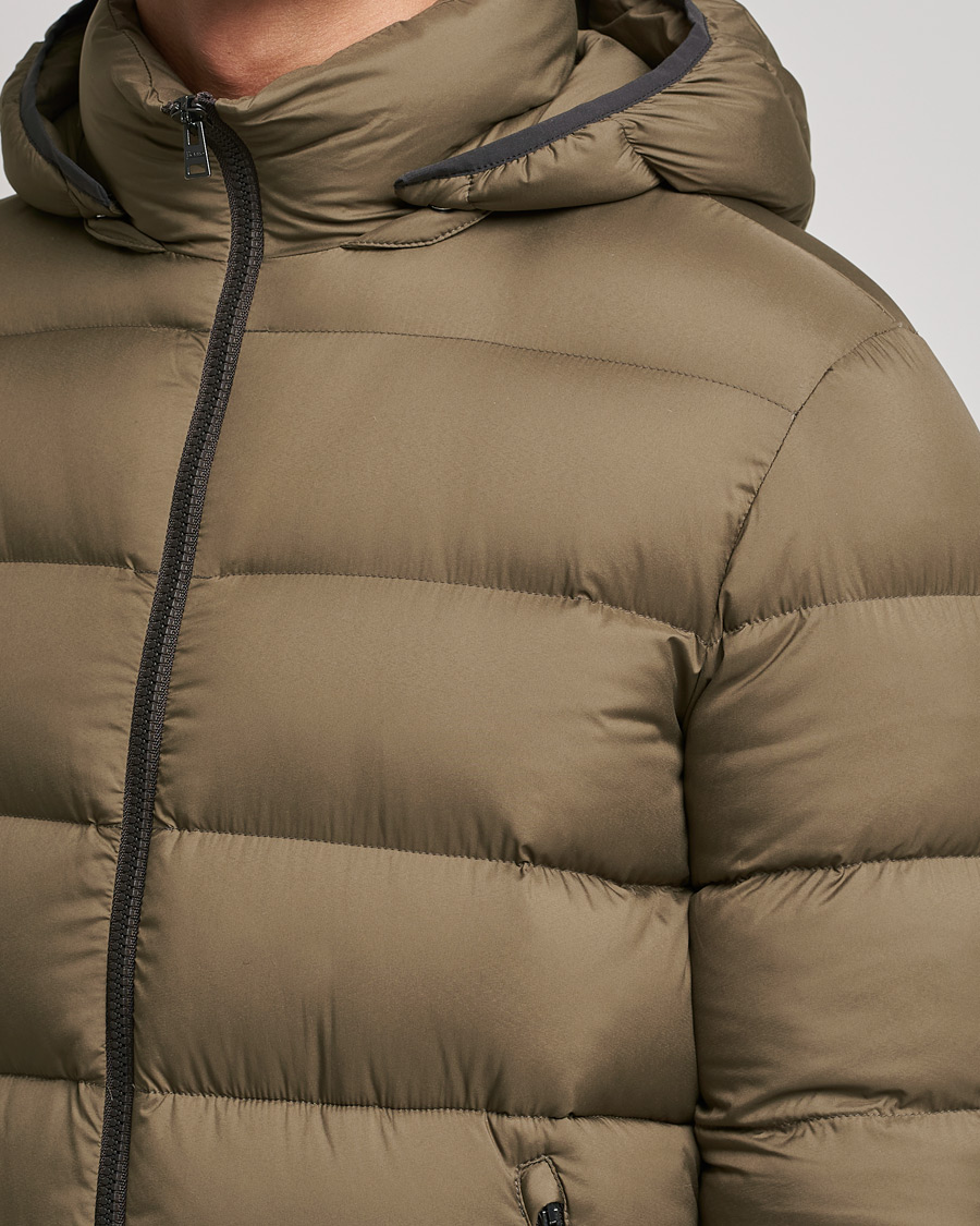 Uomini | Giacche | Herno | Matt Nylon Down Jacket Military Green