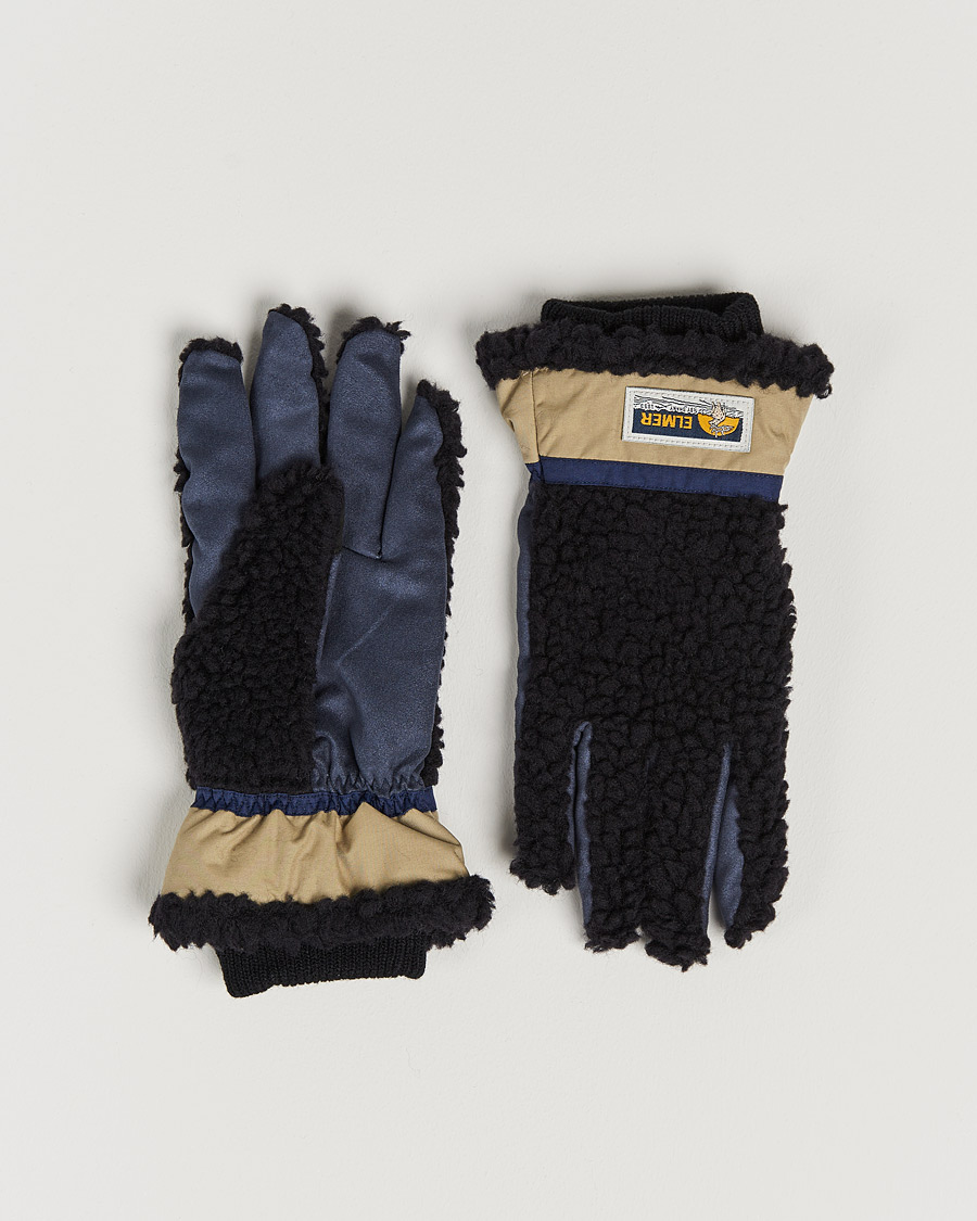 Uomini | Elmer by Swany Sota Wool Teddy Gloves Black | Elmer by Swany | Sota Wool Teddy Gloves Black