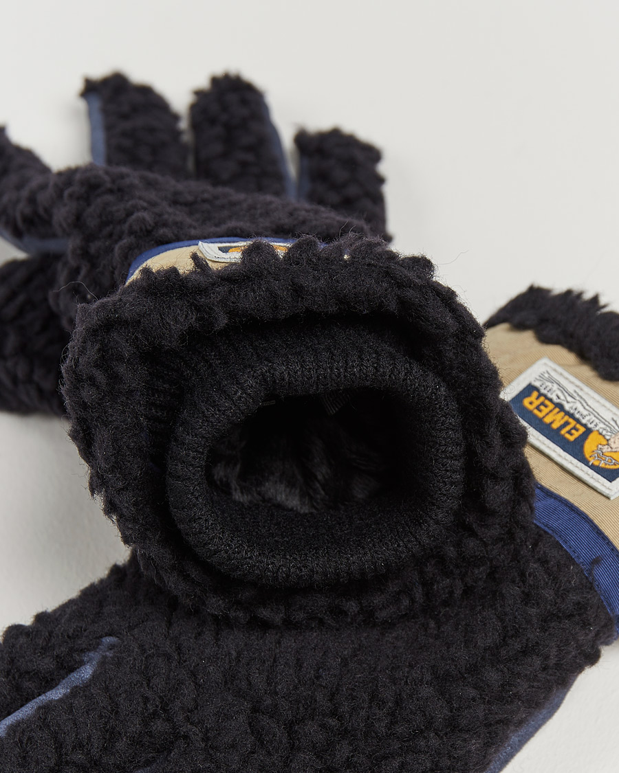 Uomini | Elmer by Swany Sota Wool Teddy Gloves Black | Elmer by Swany | Sota Wool Teddy Gloves Black