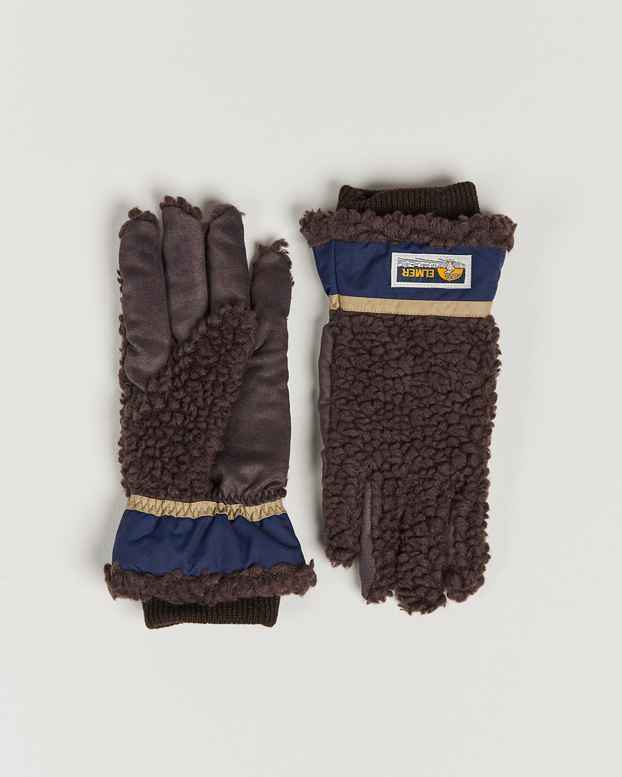 Uomini | Elmer by Swany Sota Wool Teddy Gloves Brown | Elmer by Swany | Sota Wool Teddy Gloves Brown