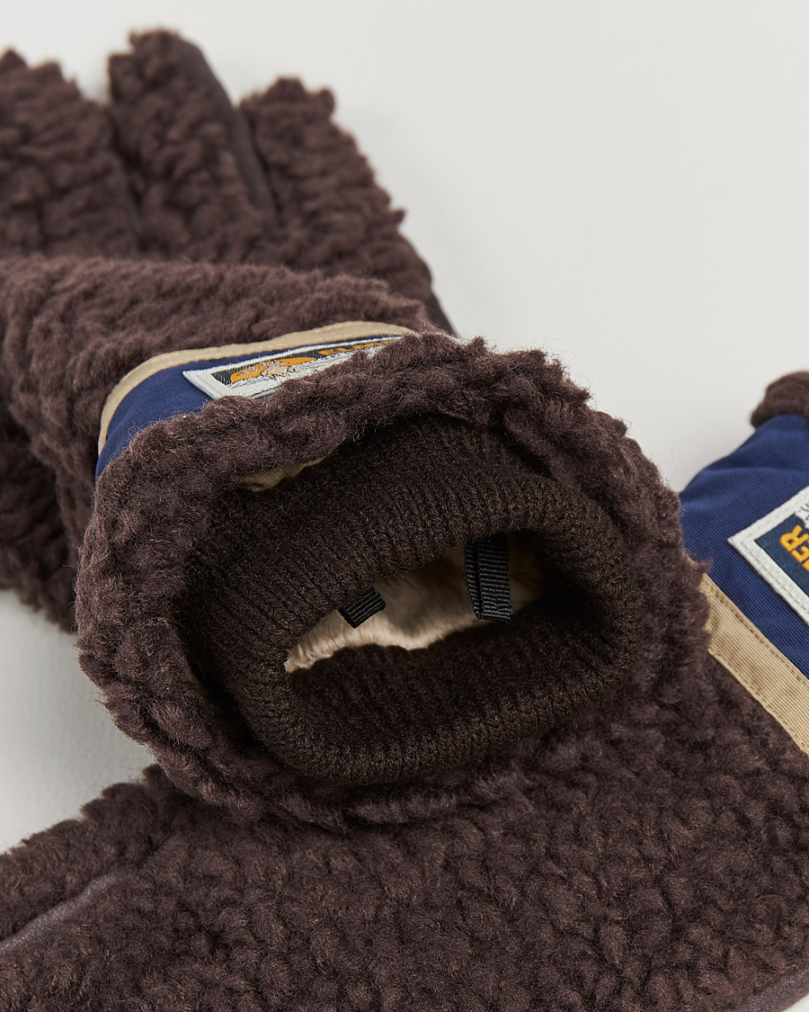 Uomini | Elmer by Swany Sota Wool Teddy Gloves Brown | Elmer by Swany | Sota Wool Teddy Gloves Brown