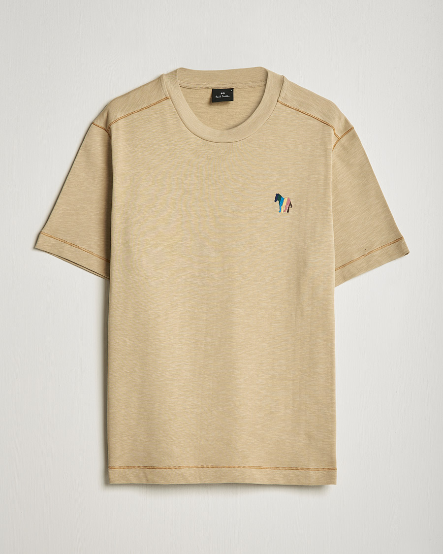 Uomini | T-shirt | PS Paul Smith | Zebra Organic Cotton T-Shirt Sand
